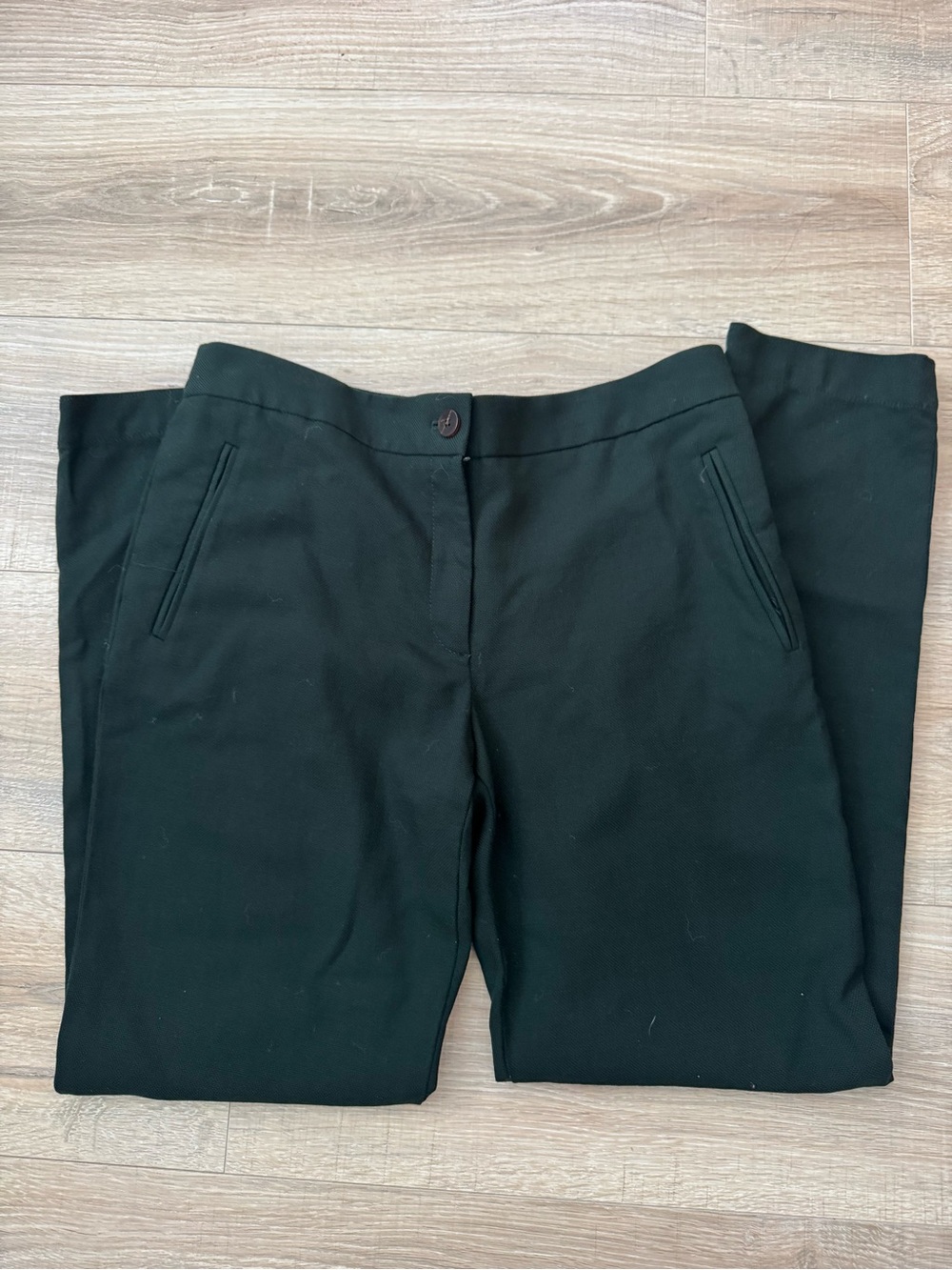 Tory Burch Wool Dark Green Pants